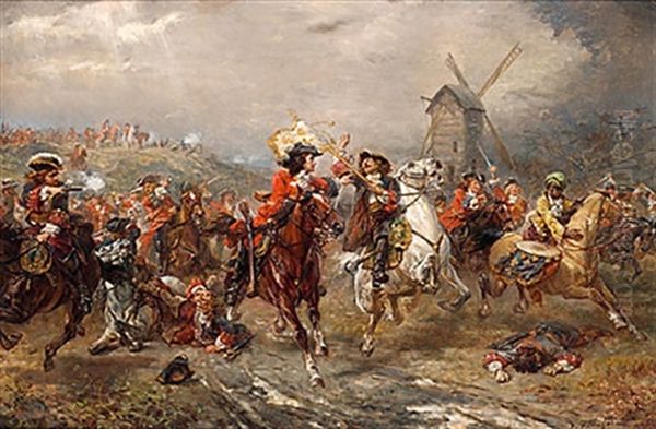 Marlborough's Victory At Malplaquet - view 1