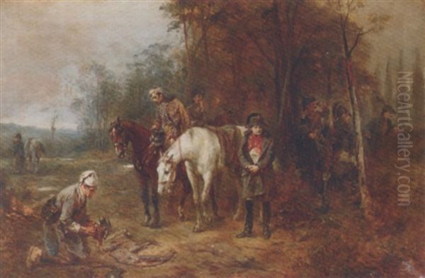 Napoleon And His Troops Resting - view 1