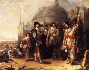 Charles Ii, King Of Great Britain And Ireland, Landing At Dover In 1660 by Robert Alexander Hillingford