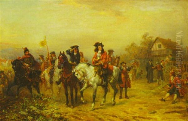 Marlborough And His Ally Prince Eugene Before Blenheim - view 1
