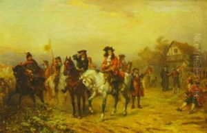 Marlborough And His Ally Prince Eugene Before Blenheim