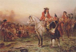 Signing The Order by Robert Alexander Hillingford