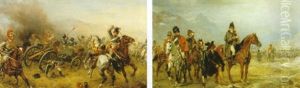 Pa Slagfaltet by Robert Alexander Hillingford