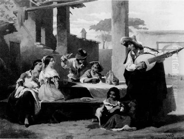 The Mandolin Player - view 1