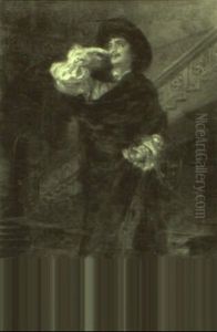Gentleman In An Interior by Robert Alexander Hillingford