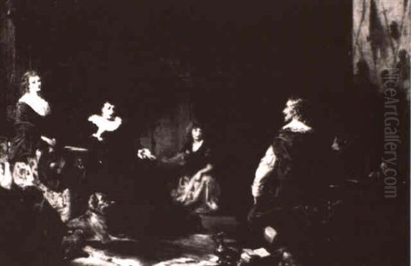 The Courrier And Ladies Of The Court - view 1