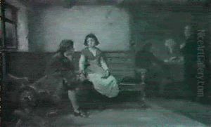 Courtship by Robert Alexander Hillingford