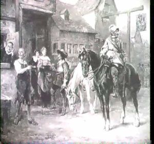 Cavaliers Taking Refreshment At A Tavern by Robert Alexander Hillingford
