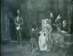A Warrant For Arrest by Robert Alexander Hillingford