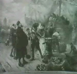 Erfolgreiche Heimkehr Von Der Kaperfahrt Vor Der Spanischen Kuste by Robert Alexander Hillingford