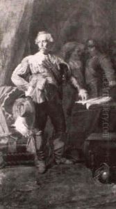 Portrait Of A Cavalier by Robert Alexander Hillingford