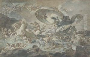 The Triumph Of Galatea by Jean Bardin