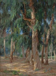 Trees In Front Of Hotel Laguna by Anna Althea Hills