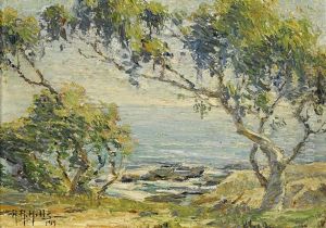 Wind Blown, Laguna Beach Near Arch Beach by Anna Althea Hills