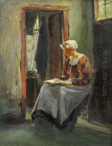 Tijmenje Reading (north Holland) by Anna Althea Hills