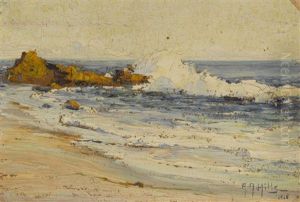 A Song Of The Sea, Laguna Beach by Anna Althea Hills