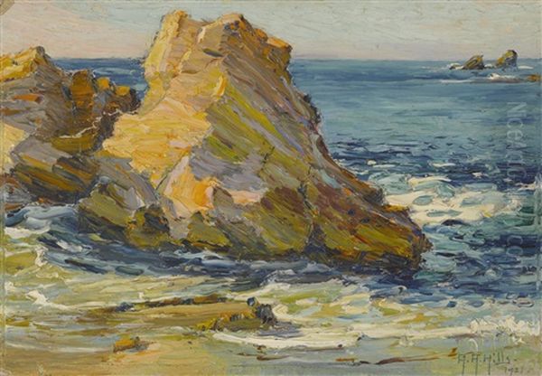 Winter Sunshine, Laguna Beach Rocks Over Dog's Head Point - view 1