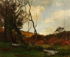 Stream In A Landscape by Anna Althea Hills
