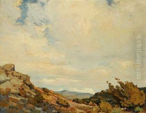 At The Top Of The Pass - Looking Into Mexico by Anna Althea Hills