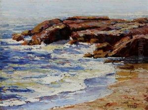Waves And Rocks, Laguna by Anna Althea Hills
