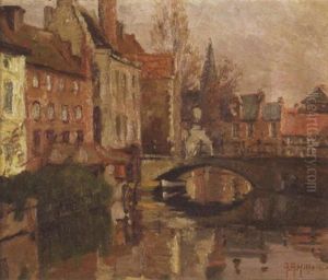 The Bridge, Bruges, Belgium by Anna Althea Hills