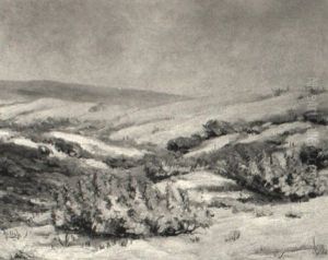 Lupine In The Dunes, Hermosa Beach 1913 by Anna Althea Hills