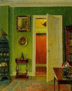 Interior Med Kakkelovn