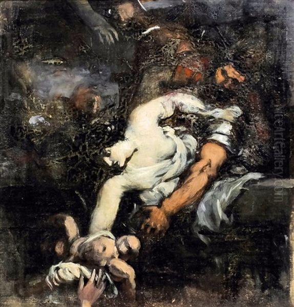 Preparatory Study For "massacre Of The Innocents" - view 1