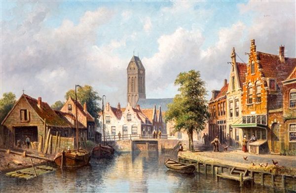 Gezicht Op De Stad Oudewater - view 1