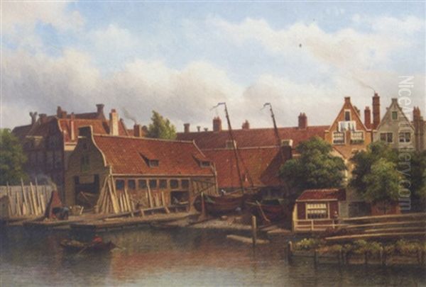 Shipyard 'het Jagt' On The Lijnbaansgracht, Amsterdam - view 1