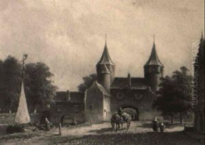 A Summer Scene In A Dutch Town
