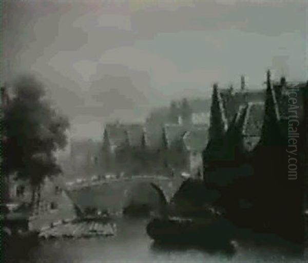 Amsterdam Canal Scene - view 1