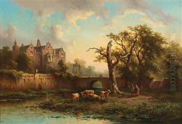 Romantic Meadow Scene - view 1