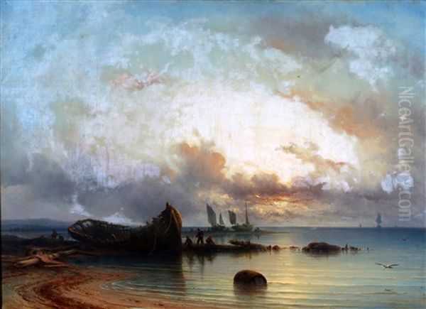Scheepswrak Op Het Strand - view 1