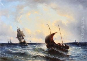 Landscape Of Sea by Johannes Hilverdink