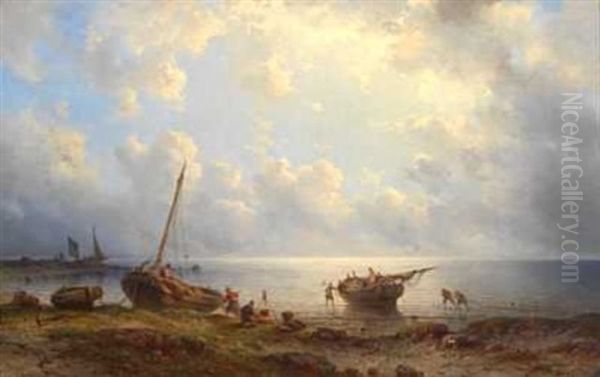 Fiskere Pa Stranden - view 1