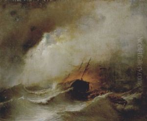 Brandend Schip Brandend Schip