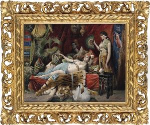 Musestunde Im Harem by Joseph Himmel