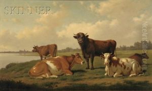 Pastoral View With Cows