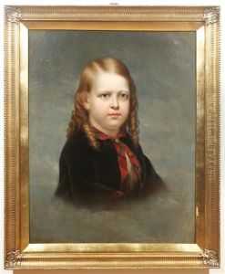 Portrait Of Young Boy, Claudius Monell Roome by Charles Hine