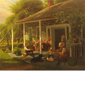 Music On The Front Porch by Richard Law Hinsdale