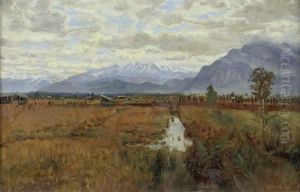 Leopoldskroner Heide Und Untersberg by Franz Hinterholzer