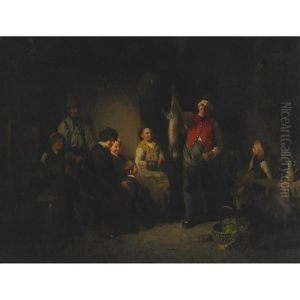 Home From The Hunt by Johann Ferdinand Julius Hintze