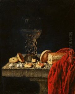 Still Life With Sweetmeats And A Rummer by Johannes Georg Hinz