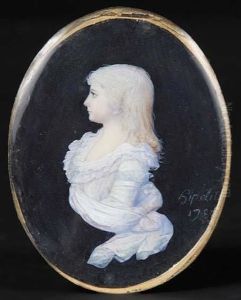 Madame Royale, Fille De Louis Xvi Et De Marie Antoinette by Francois Hippolyte Desbuisson dit Hipolite
