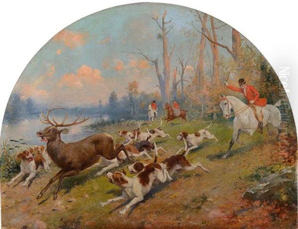 Scene De Chasse A Courre - view 1