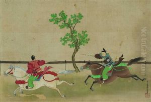Two Horsemen At A Race