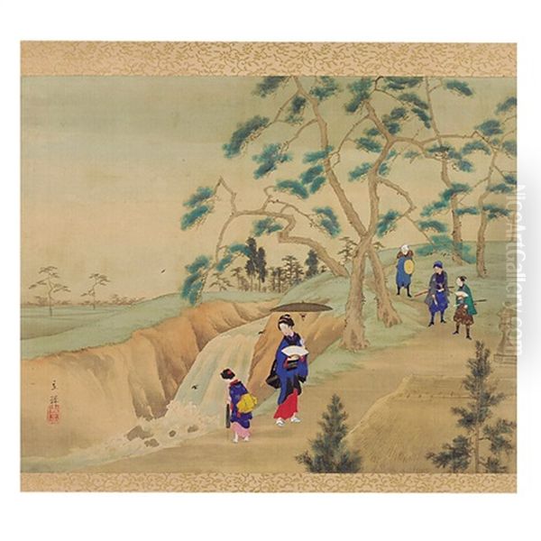 Asukayama Koraku Zu - view 1