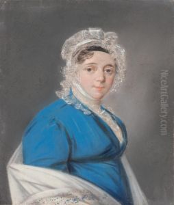 Portrait Of Anna Matveevna Muromtsev by Karl Wilhelm Bardou