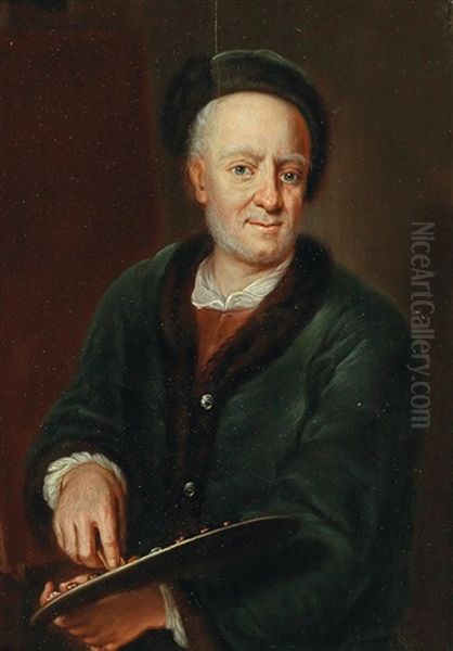 Self-portrait With A Palette - view 1